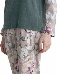 Uitgang 🧨 Pijadore - Dames Pyjama Set, Lange Mouwen, Groen - S 🌟 -Pyjama-s-dames Winkel 190x840