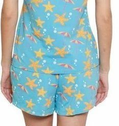 Beste recensies van ⭐ Happy Snooz Happy Pyjama's | Shortama Dames Met 👚 Shirt | ☀️ Summer Beach - Parasols & Zeesterren Prints | Vrolijk, Hip En Moderne Dames Shortama | Maat XL (S-XL) 🔥 -Pyjama-s-dames Winkel 233x840 4