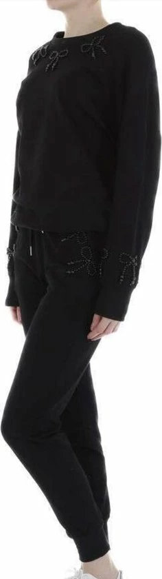 Aanbiedingen π Merkloos Dames Katoenen Huispak - Vrijetijdspak Bewerkt Met Parels S Zwart π 5 Aanbiedingen π Merkloos Dames Katoenen Huispak - Vrijetijdspak Bewerkt Met Parels S Zwart π - Afbeelding 3