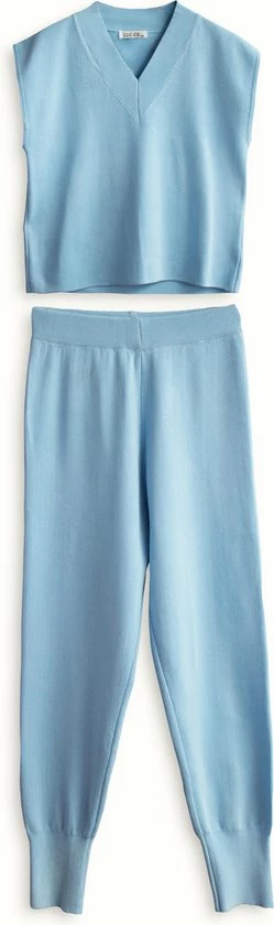 Goedkoop π₯ Merkloos Casual Loungewear Set Blauw / Broek & Top / Maat M-L π 3 Goedkoop π₯ Merkloos Casual Loungewear Set Blauw / Broek & Top / Maat M-L π