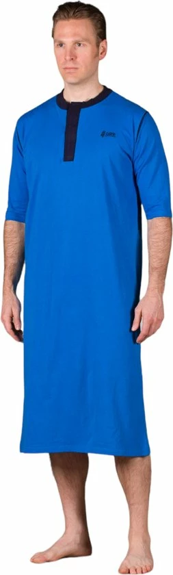 Groothandel π₯ 4Care Nachthemd Achter Open - Nachthemd Met Drukknopen - Zorg Nachthemd- Blauw - XL β 3 Groothandel π₯ 4Care Nachthemd Achter Open - Nachthemd Met Drukknopen - Zorg Nachthemd- Blauw - XL β