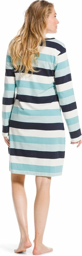 Beste Pirce β Pastunette - Blue Stripes - Nachthemd - Turquoise - Maat 50 π 5 Beste Pirce β Pastunette - Blue Stripes - Nachthemd - Turquoise - Maat 50 π - Afbeelding 3