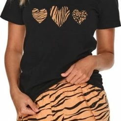 Beste Verkoop 😀 Taro Short Pyjama - Anika - 100% Katoen. Maat L. 🧨