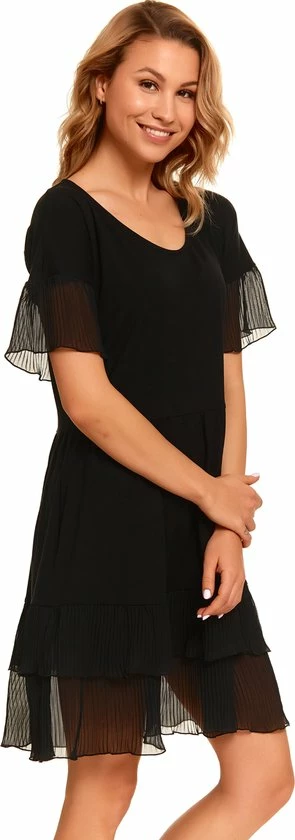 Aanbiedingen 🔔 Doctor Nap Nachthemd Met Frullen Dames Bamboo Zwart TM.4412 M 😍 7 Aanbiedingen 🔔 Doctor Nap Nachthemd Met Frullen Dames Bamboo Zwart TM.4412 M 😍 - Afbeelding 5