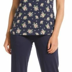 Kopen 🔥 Pastunette De Luxe Pastunette Deluxe NOOS Collectie Pyjamashirt - Blauw - L 🌟 -Pyjama-s-dames Winkel 296x840