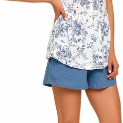 Beste deal 🧨 Doctor Nap Pyama Dames Volwassenen Bloemen Royal Blue PM.9926 M 👍 -Pyjama-s-dames Winkel 297x840 4