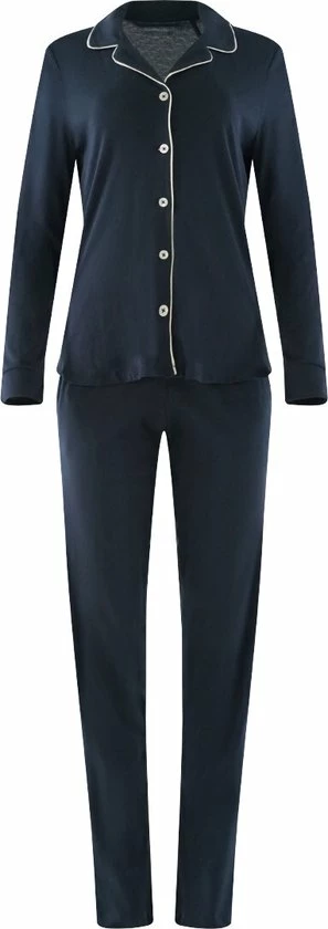 Gloednieuw π Seidensticker Dames Pyjama Lang - Met Knoopjes Basic π 3 Gloednieuw π Seidensticker Dames Pyjama Lang - Met Knoopjes Basic π