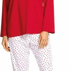 Kopen 🥰 Comtessa Dames Pyjama 'Make A Wish' Red ✨