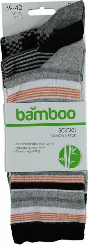 Hete verkoop β Apollo Bamboe Sokken 3-paar - Dorus - Streep - 42 π 4 Hete verkoop β Apollo Bamboe Sokken 3-paar - Dorus - Streep - 42 π - Afbeelding 2