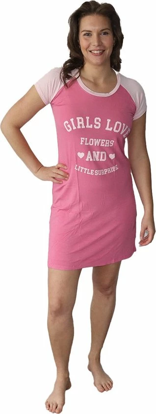 Hete verkoop 𧨠VANILLA, Nachthemd, Viscose, Roze, M, PJ1331 π₯° 4 Hete verkoop 𧨠VANILLA, Nachthemd, Viscose, Roze, M, PJ1331 π₯° - Afbeelding 2