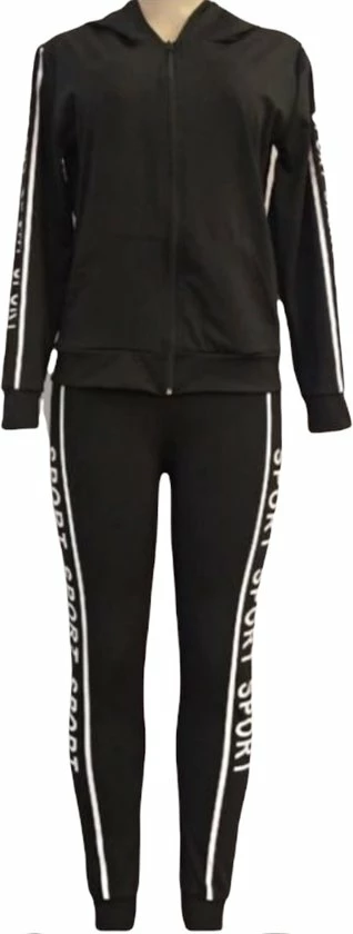 Uitgang π Merkloos Dames Huispak/vrijetijdspak L/XL 38-40 Zwart/zilver π 4 Uitgang π Merkloos Dames Huispak/vrijetijdspak L/XL 38-40 Zwart/zilver π - Afbeelding 2