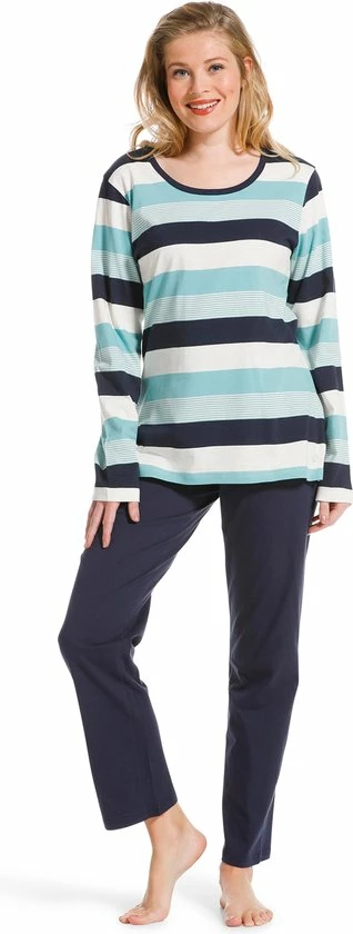 Beste Verkoop β Pastunette - Blue Stripes - Pyjamaset - Turquoise/Blauw - Maat 44 π₯° 4 Beste Verkoop β Pastunette - Blue Stripes - Pyjamaset - Turquoise/Blauw - Maat 44 π₯° - Afbeelding 2