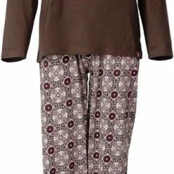 Beste Verkoop 🌟 Irresistible Dames Pyjama Donker Bruin IRPYD2305A - Maten: S 🌟