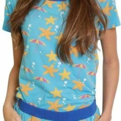 Beste recensies van โญ Happy Snooz Happy Pyjama's | Shortama Dames Met ๐ Shirt | โ๏ธ Summer Beach - Parasols & Zeesterren Prints | Vrolijk, Hip En Moderne Dames Shortama | Maat XL (S-XL) ๐ฅ