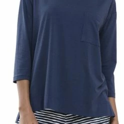 Nieuw 🎁 Mey 👚 Shirt ¾ Mouw Night2Day Liah Dames 16110 - Meerkleurig 233 New Blue Dames - S 🌟 -Pyjama-s-dames Winkel 325x840 3