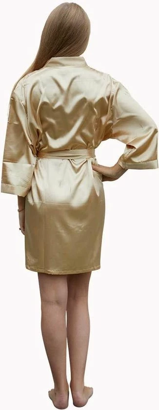 Top 10 π Merkloos Badjas Kimono Satijn Dames -100% Polyester Satijn – Champagne Kleurige Kamerjas - One Size (36-42) π 7 Top 10 π Merkloos Badjas Kimono Satijn Dames -100% Polyester Satijn – Champagne Kleurige Kamerjas - One Size (36-42) π - Afbeelding 5
