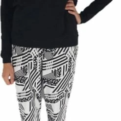 Coupon 🔔 Merkloos Sequoia - Dana Pyjama Grafisch Zwart EXTRA LANG - Maat S 🔥 -Pyjama-s-dames Winkel 335x840 1