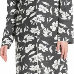 Begroting ✔️ Pastunette - Winter Flowers - Nachthemd - Grijs - Maat 48 🌟 -Pyjama-s-dames Winkel 344x840