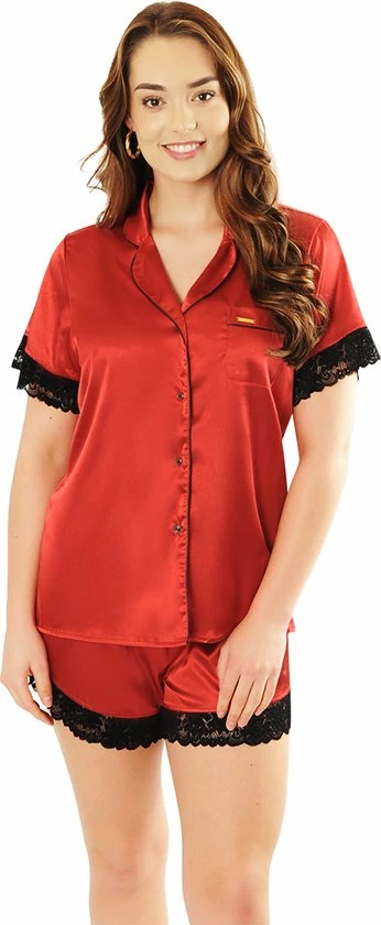 Gloednieuw ⨠Sapph Valery Pyjama Top + Short 𧨠7 Gloednieuw ⨠Sapph Valery Pyjama Top + Short 𧨠- Afbeelding 5