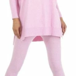 Kopen 🛒 Merkloos Dames Huispak/vrijetijdspak Effen Kleur M/L 38-40 Roze 👏
