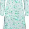 Beste deal 🔔 Dames Nachthemd Fine 👩 Woman Gevoerd Gebloemd Groen L 👍 -Pyjama-s-dames Winkel 354x840 2