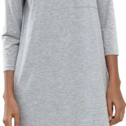 Promo 😉 Mey Nachthemd Sleep & Easy Dames 16410 - Grijs 519 Hellgrau Melange Dames - 40 🥰 -Pyjama-s-dames Winkel 356x840 1