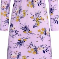 Nieuw 🔔 Merkloos Dames Nachthemd Lang Met Lange Mouwen M 38-42 Roze 🛒