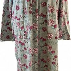 Goedkoopste 👍 Merkloos Dames Lange Nachthemd Met Lange Mouwen L Grijs - Paars 🧨