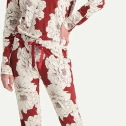 Goedkoopste 🎁 CYELL Wild Roses Pyjamatop Lange Mouwen Wit/Rood Maat 38 (M) 🥰 -Pyjama-s-dames Winkel 363x840 1