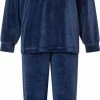 Goedkoop 💯 Lunatex Dames Pyjama Velours | MAAT XL | Faith | Marine ❤️ -Pyjama-s-dames Winkel 381x840 7