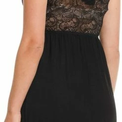 Goedkoop 🥰 Pastunette De Luxe Pastunette Deluxe NOOS Neglige - Zwart - Maat XS 🧨 -Pyjama-s-dames Winkel 382x840 2