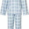 Flash-uitverkoop 🎁 Lunatex Dames Flanel Pyjama Blue - Maat XL ❤️