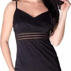 Kopen 🎉 Merkloos Mewa- Slim- Hoogwardige Nachtjurkie- Zwart L (44-46) 🌟