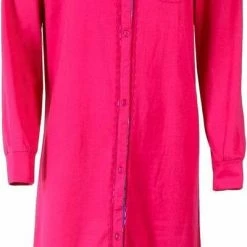 Begroting ⌛ Tenderness Dames Nachthemd Donker Roze Maten: L 🔔 -Pyjama-s-dames Winkel 400x840 2