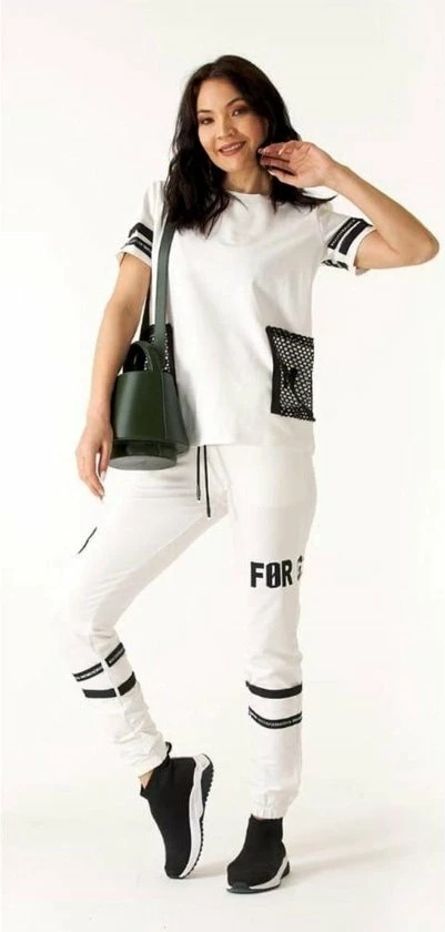 Beste deal π La Pèra Wit Huispak Dames Met Korte Mouwen - Maat M π 3 Beste deal π La Pèra Wit Huispak Dames Met Korte Mouwen - Maat M π