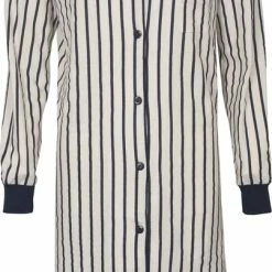 Nieuw ๐ Medaillon Doorknoop Dames Nachthemd Gebroken Wit MENGD2101B - Maten: XL ๐ฏ