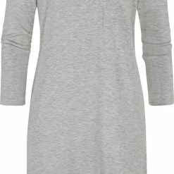 Promo 😉 Mey Nachthemd Sleep & Easy Dames 16410 - Grijs 519 Hellgrau Melange Dames - 40 🥰 -Pyjama-s-dames Winkel 410x840 2
