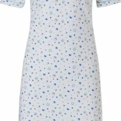 Nieuw 😉 Pastunette Dames Nachthemd K/M Amber - 38 - Wit ⌛ -Pyjama-s-dames Winkel 411x840