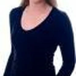 Kopen ❤️ Dames T-shirt LS- Navy - CLAESEN'S 😍 -Pyjama-s-dames Winkel 413x840