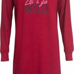 Coupon 🔔 Irresistible Dames Nachthemd L/M Let's Go Wild - S - Rood 😀 -Pyjama-s-dames Winkel 432x840