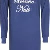Uitgang 🎉 Tenderness Dames Nachthemd Blauw TENGD2012A - Maten: 3XL 🥰 -Pyjama-s-dames Winkel 438x840
