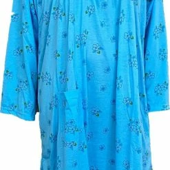 Aanbiedingen 🔥 B... Brand Pyjama Gebloemd Dames - Blauw - XXL 😀