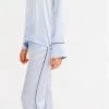 Uitgang 🎁 Lords & Lilies Doorknoop Pyjama Dames - Lichtblauw - 211-5-LPJ-W/836 - Maat L 👏 -Pyjama-s-dames Winkel 441x840 3