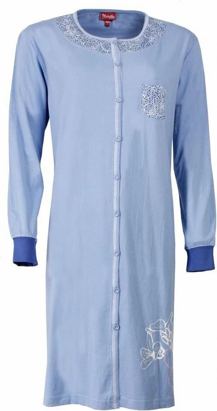 Begroting π Medaillon Dames Nachthemd Blauw MENGD2407A Maten: L βοΈ 3 Begroting π Medaillon Dames Nachthemd Blauw MENGD2407A Maten: L βοΈ