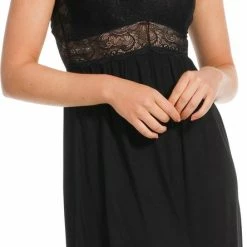 Goedkoop 🥰 Pastunette De Luxe Pastunette Deluxe NOOS Neglige - Zwart - Maat XS 🧨 -Pyjama-s-dames Winkel 444x840 2