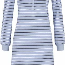Flash-uitverkoop 😍 Ringella Blauw Katoenen Nachthemd Streepjes 😉