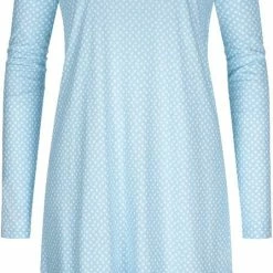 Aanbiedingen โญ Mey Nachthemd Emelie Dames 11192 - Meerkleurig 309 Dream Blue Dames - 46 ๐