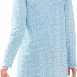 Aanbiedingen ⭐ Mey Nachthemd Emelie Dames 11192 - Meerkleurig 309 Dream Blue Dames - 46 🛒 -Pyjama-s-dames Winkel 454x840 3