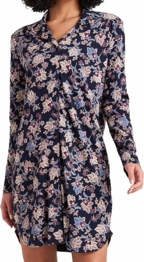 Gloednieuw π Schiesser Feminine Floral Comfort Fit Vrouwen Nachthemd - Donkerblauw - Maat 44 𧨠3 Gloednieuw π Schiesser Feminine Floral Comfort Fit Vrouwen Nachthemd - Donkerblauw - Maat 44 π§¨