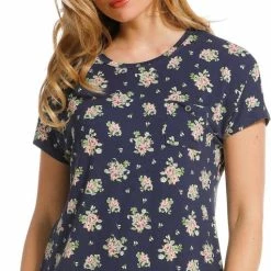 Kopen 🔥 Pastunette De Luxe Pastunette Deluxe NOOS Collectie Pyjamashirt - Blauw - L 🌟 -Pyjama-s-dames Winkel 476x840